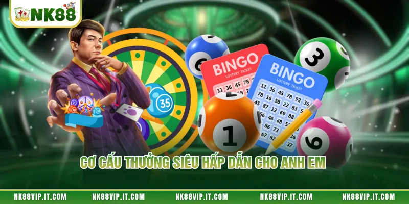 Cơ cấu thưởng siêu hấp dẫn cho anh em